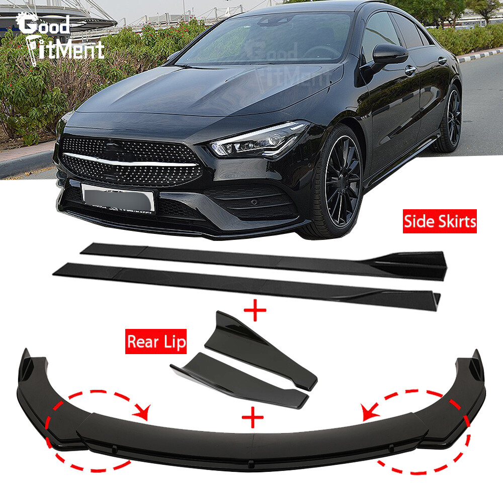 For Mercedes-Benz CLA 200 250 Front Rear Bumper Lip Splitter Spoiler Side Skirts