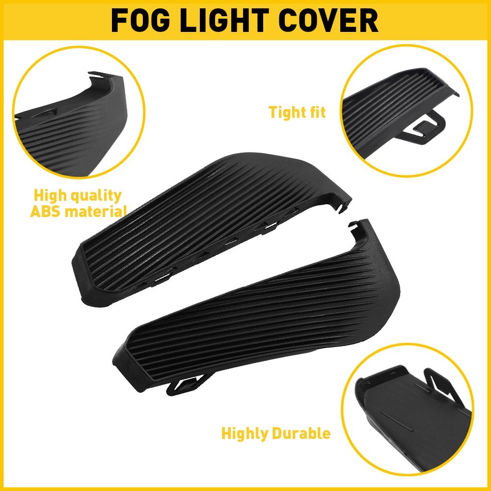 2X & Left Side Right Fog Light Covers GM1038230 For 2016-2018 Chevrolet Malibu W
