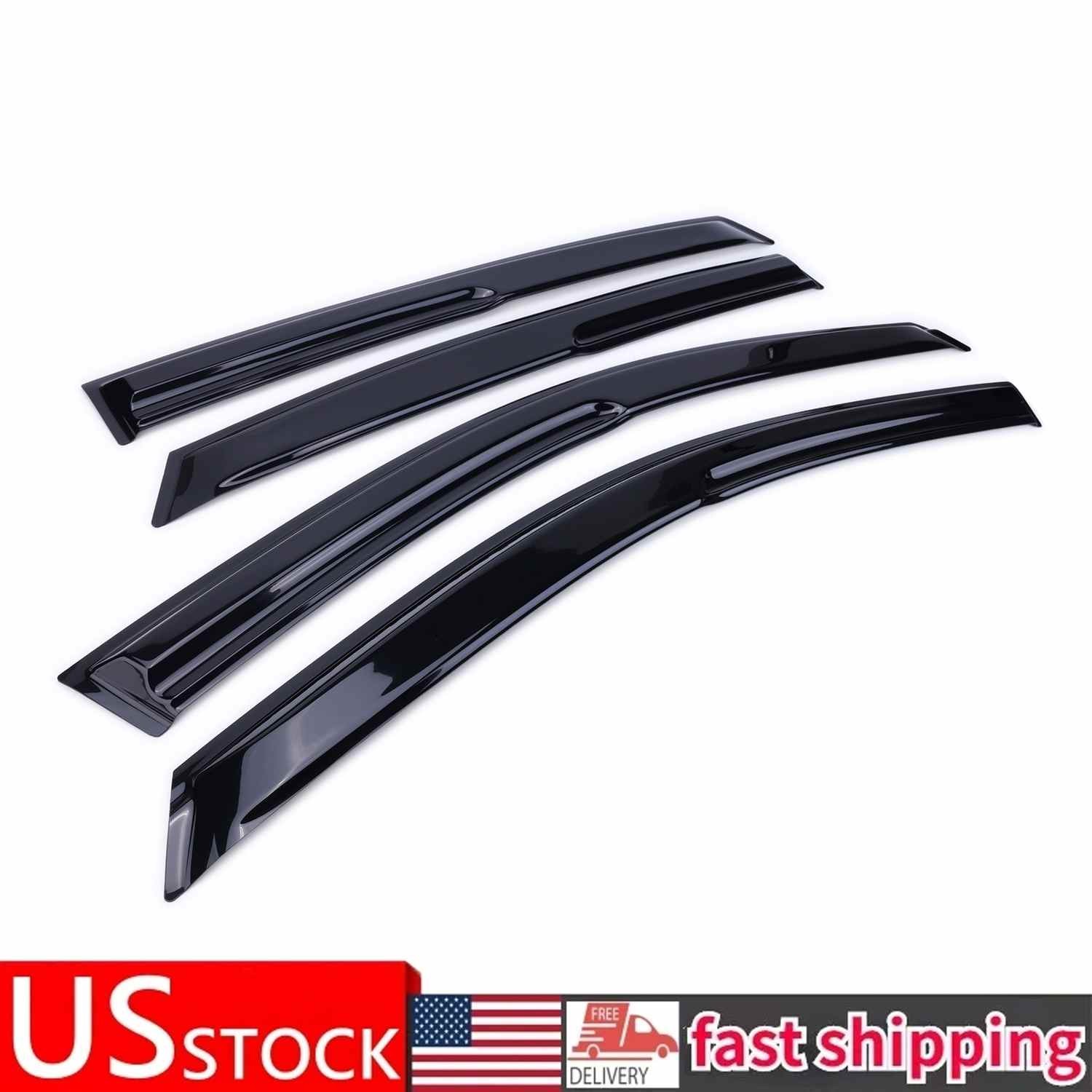 For Honda Accord 4 Door Sedan 2018-2022 front left rear right Window Rain Guards