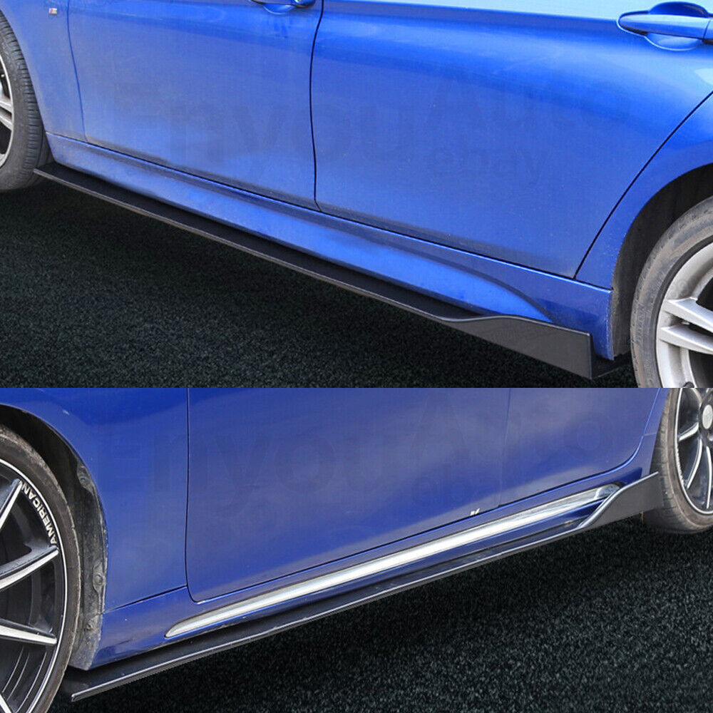 For Mercedes-Benz C180 C200 C230 C250 C300 86.6″ Side Skirt Extension Rocker