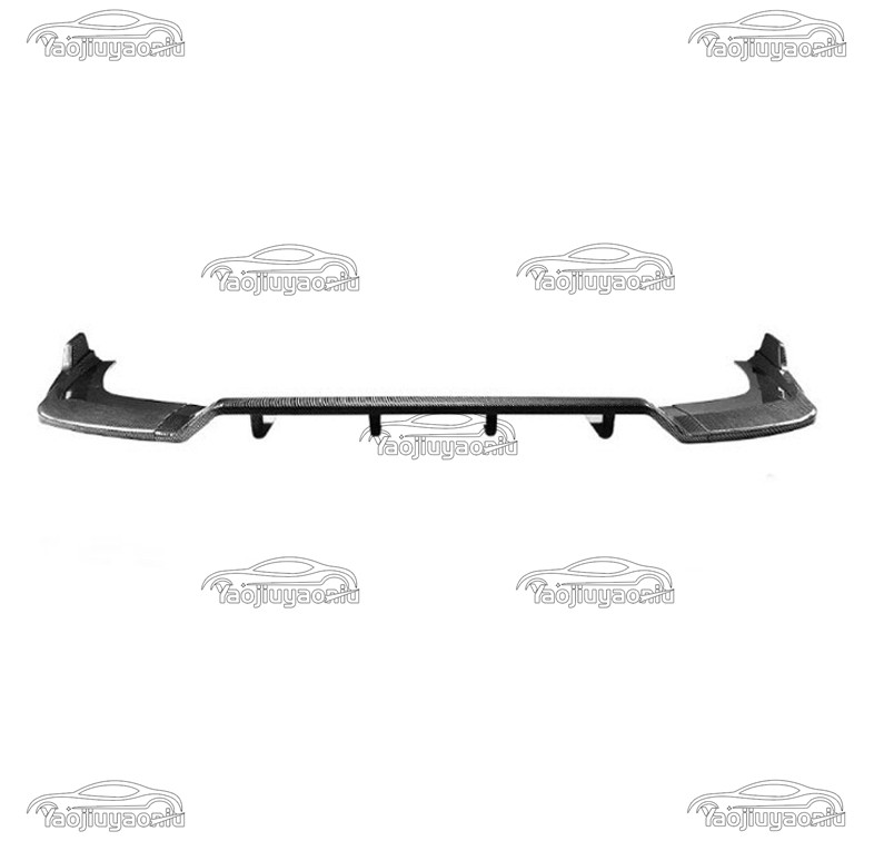 For Audi A3 S3 8Y Sedan Carbon Look Rear Bumper Diffuser Lip Spoiler 2022-2024
