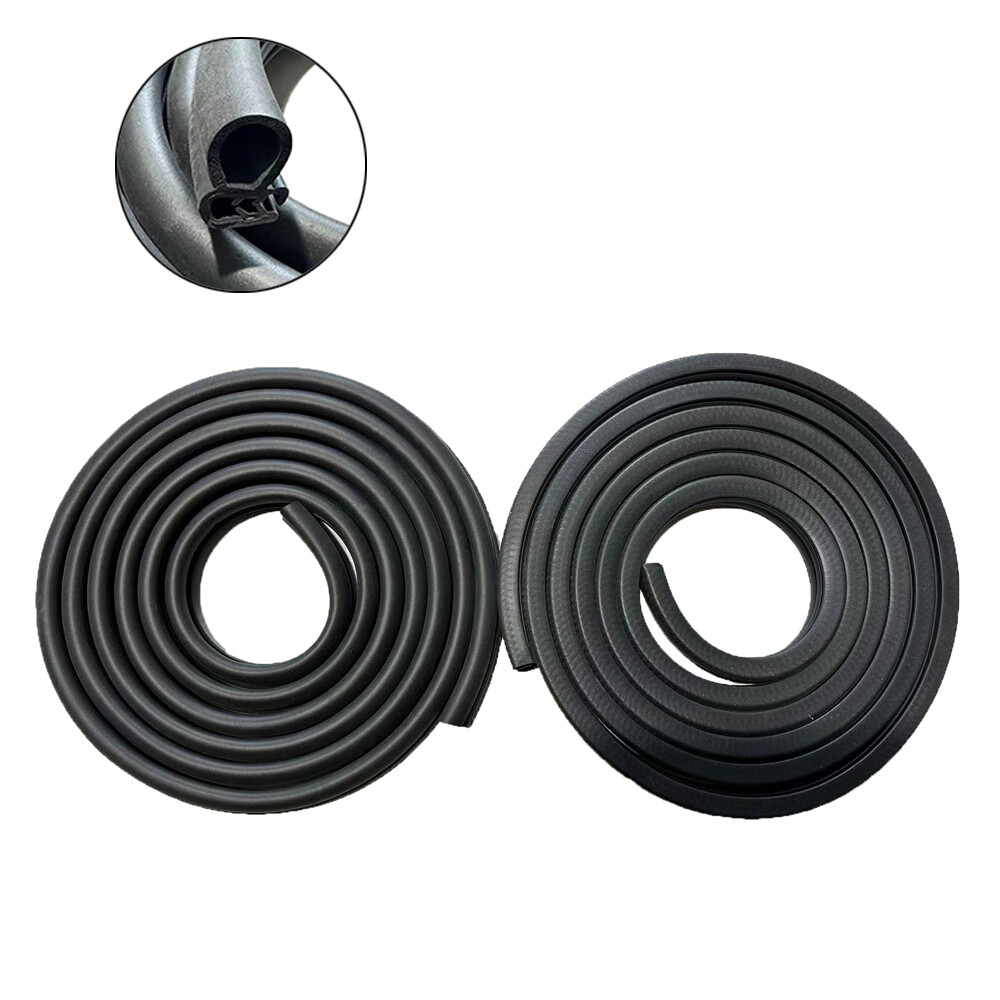 Door Seal Rubber Weatherstrip Pair Set of 2 for Dodge D100 D250 300 Pickup Truck