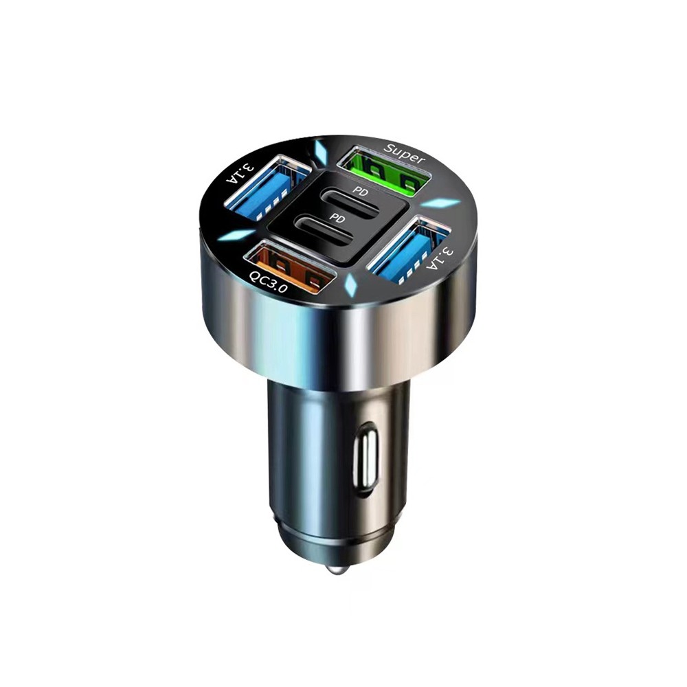4 USB Port Fast Car Charger Adapter for iPhone Samsung Android Phone Accessories