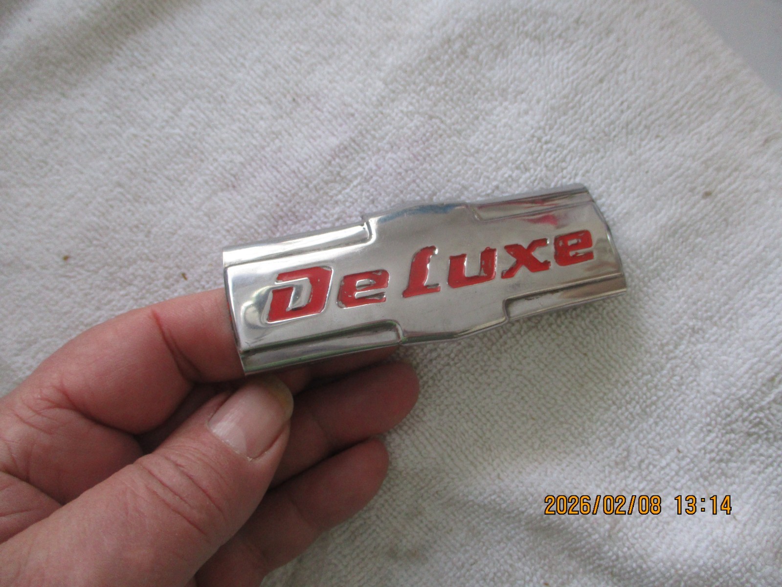 USED 1948 FORD STAINLESS STEEL UPPER GRILL MOULDING