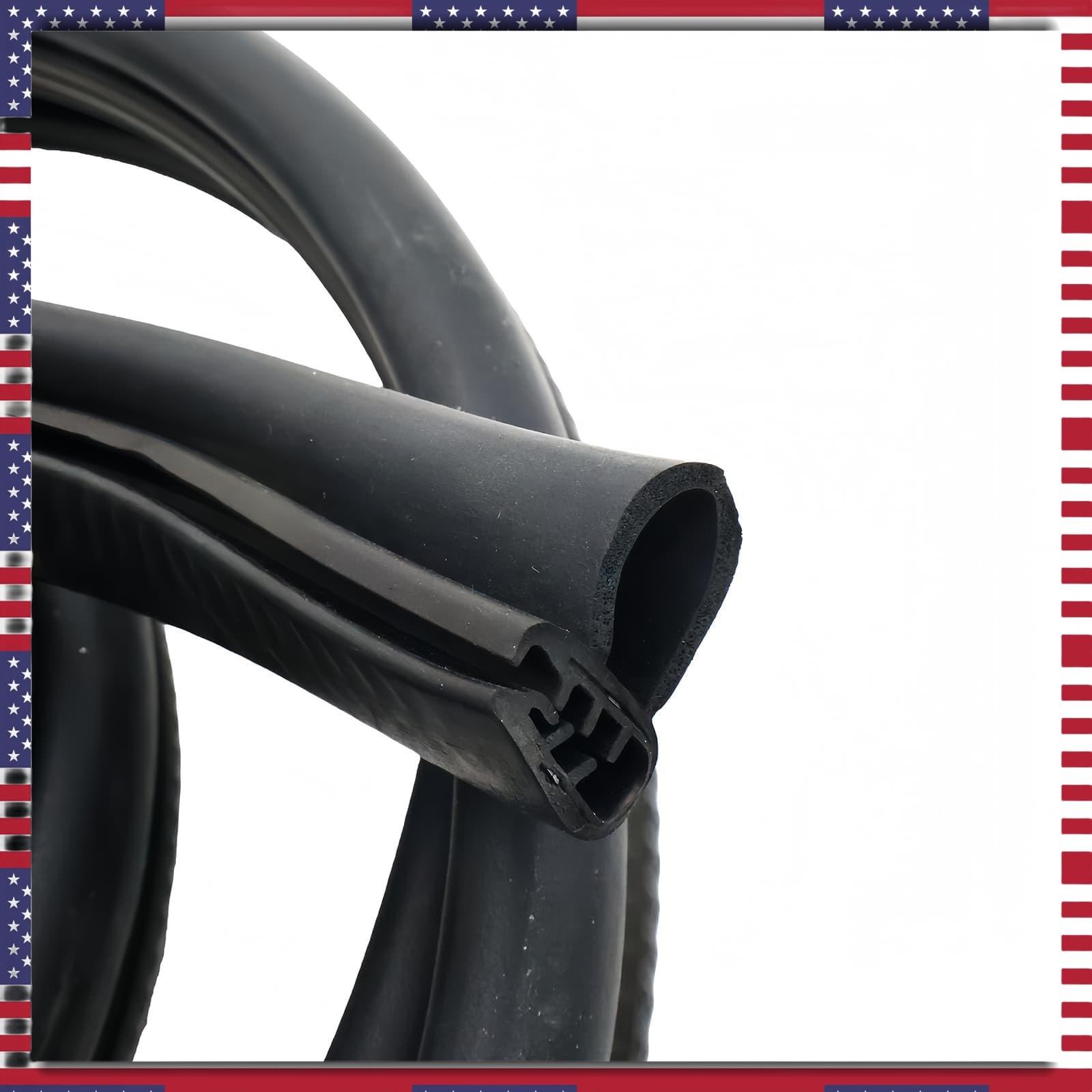 For 86-07 Peterbilt 377 359 379 330 380 Rubber Door Seals Weatherstrip Pair Set