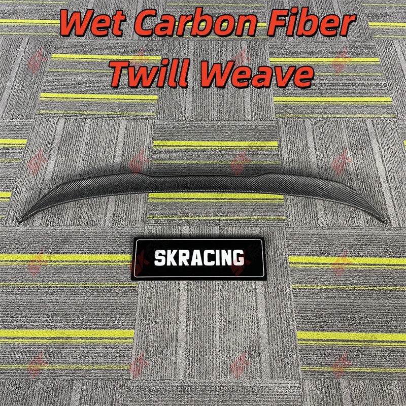 Glossy Black/Carbon Fiber Fits BMW 5 Series M5 520i 530i 540i Rear Spoiler Wing