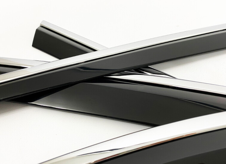 Premium Door Visor Rain Vent Guard Window 4P E456 Ups for Genesis GV80 2021~2023