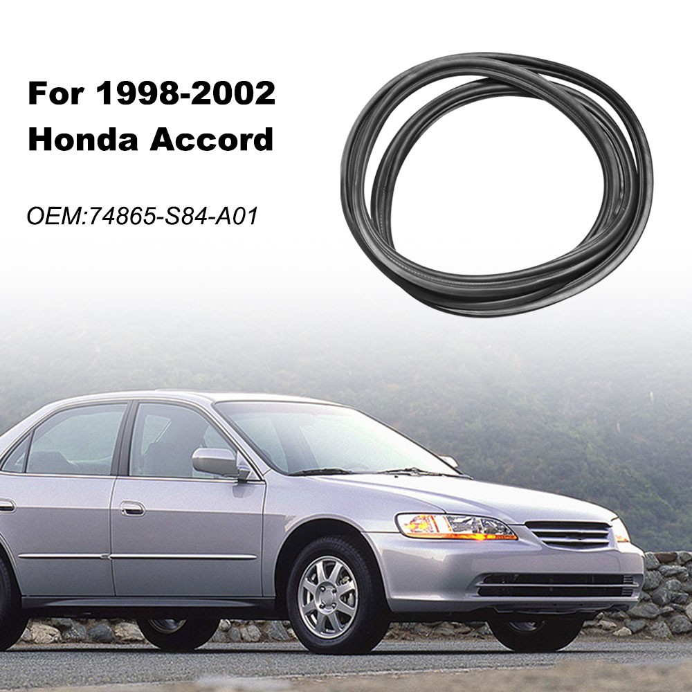 Weatherstrip Trunk Lid Rubber Seal Fit For 1998-2002 Honda Accord 74865-S84-A01