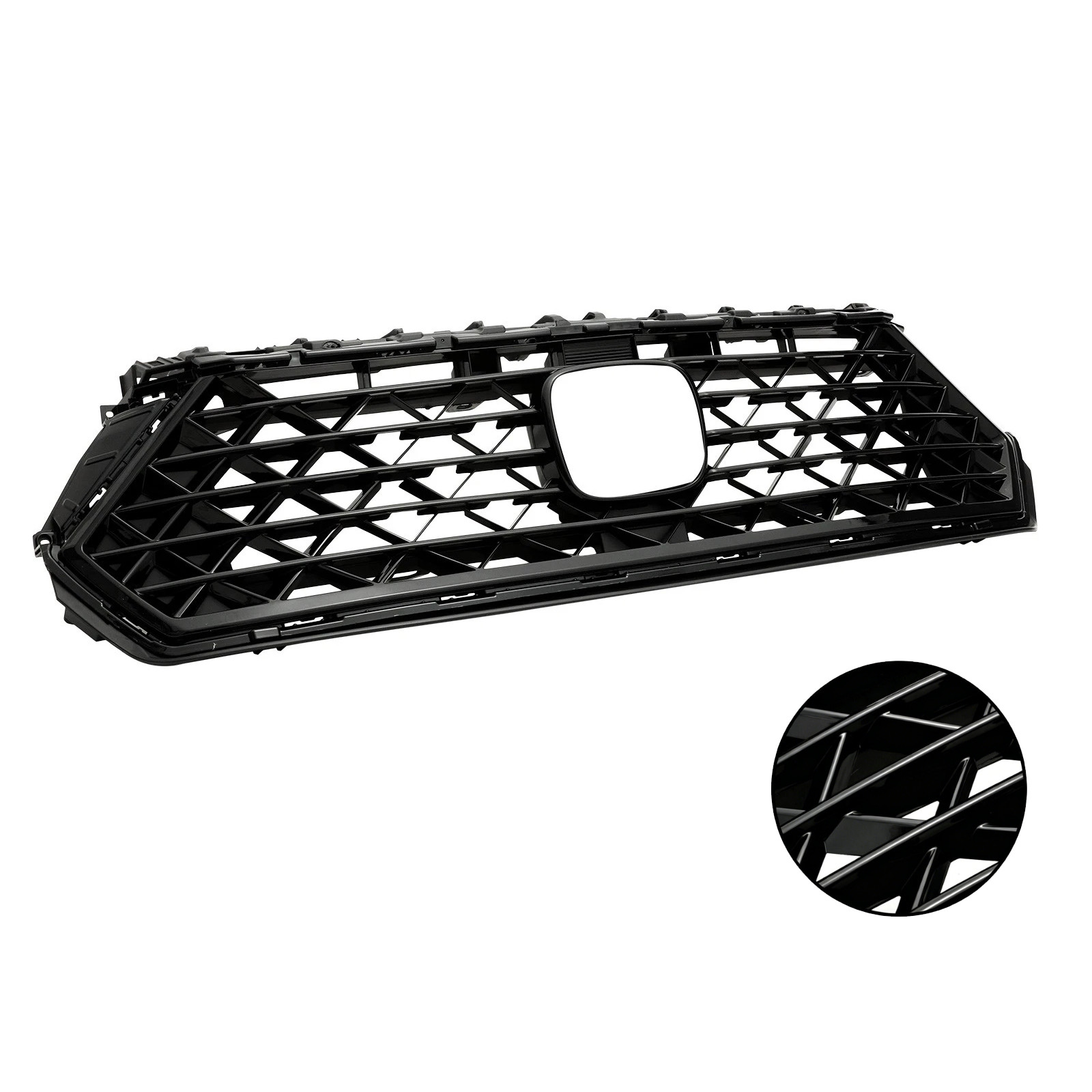 For 2023-2024 Honda Accord 71200-30A-A01 Front Bumper Upper Grille Grill Black