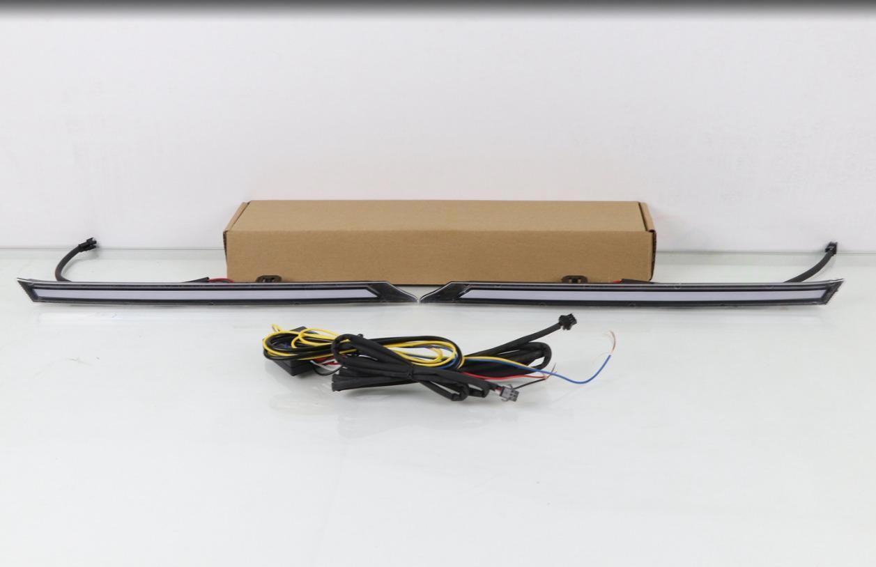 LED DRL Daytime Running Light Car Hood Kit For 2019-2024 Toyota RAV4 Accessories