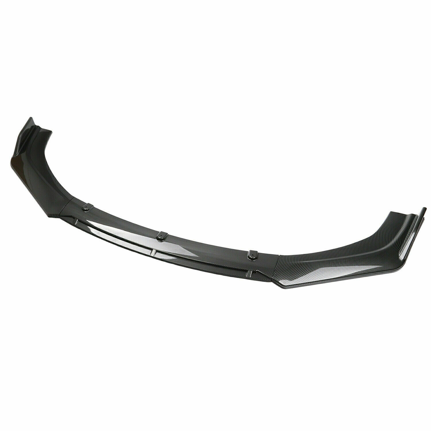 For Acura ILX 2019-2022 Carbon Fiber Look Front Bumper Lip Splitter Spoiler BE