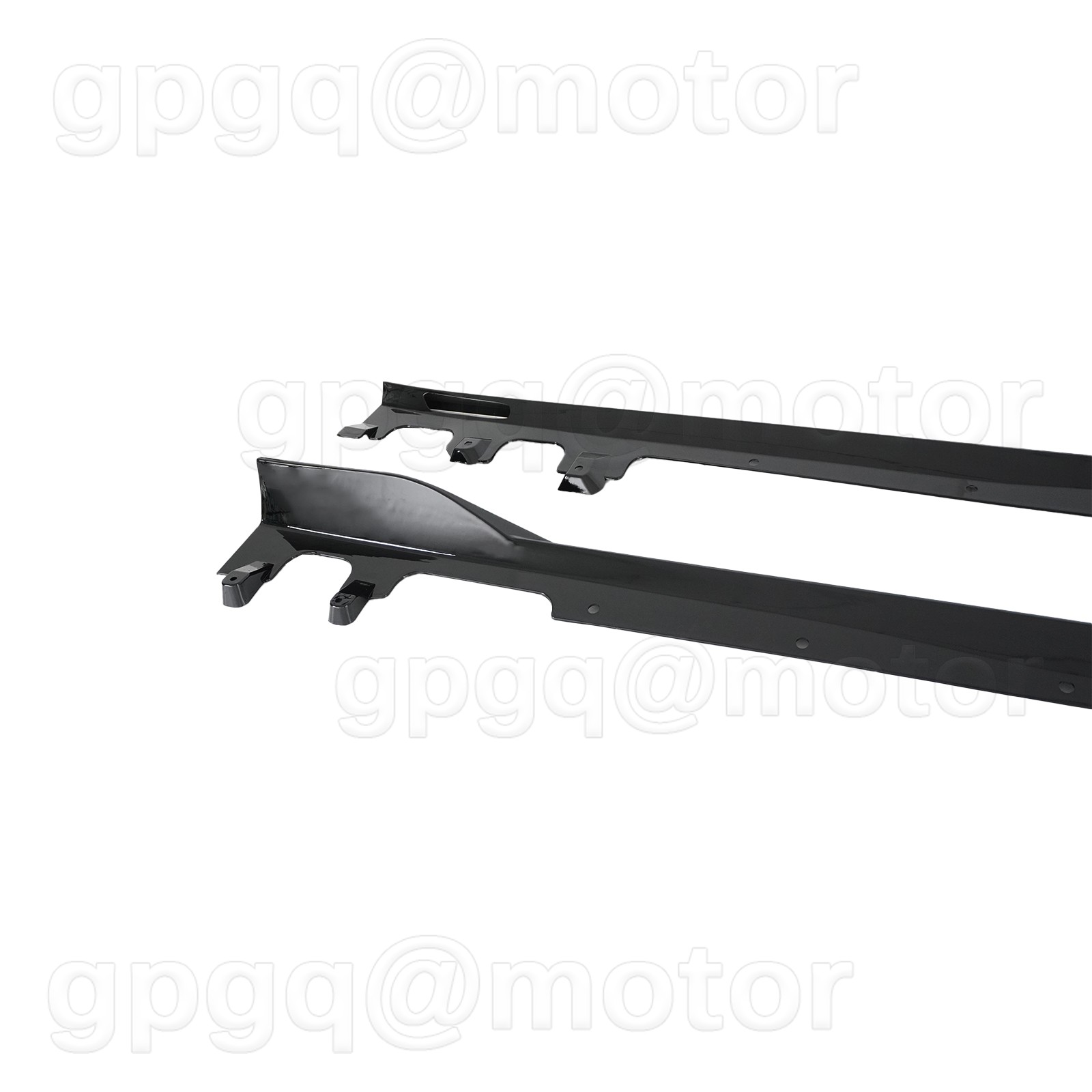 For BMW F95 G05 X5 M-Sport & X5M 19-25 GT Style Side Skirt Extension Gloss Black