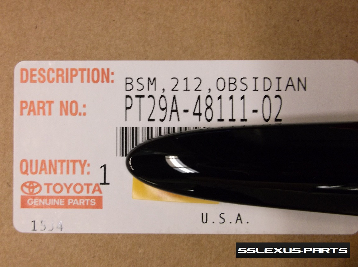 Lexus RX350 RX450H (2010-2015) OEM BODY SIDE MOLDINGS SET (OBSIDIAN BLACK) (212)