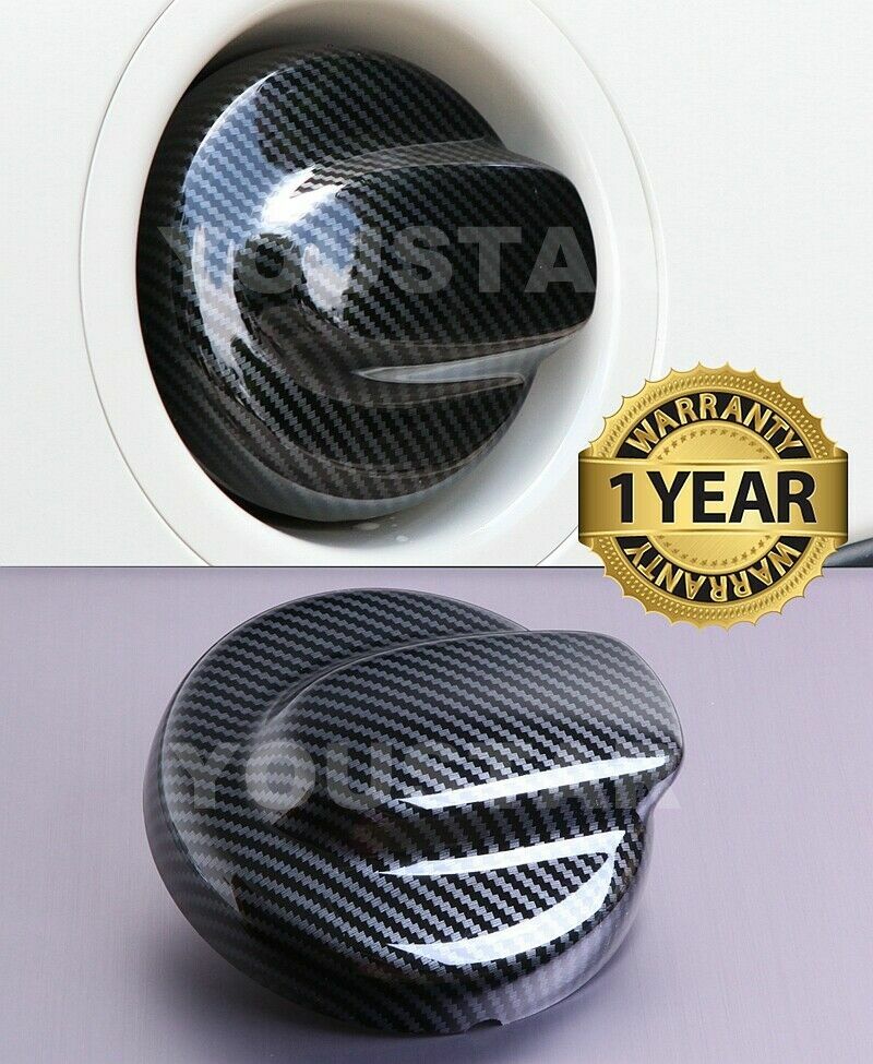 CARBON EFFECT Gas Cap Fuel Cover for MINI Cooper S Clubman R55 07-14 R56 06-13