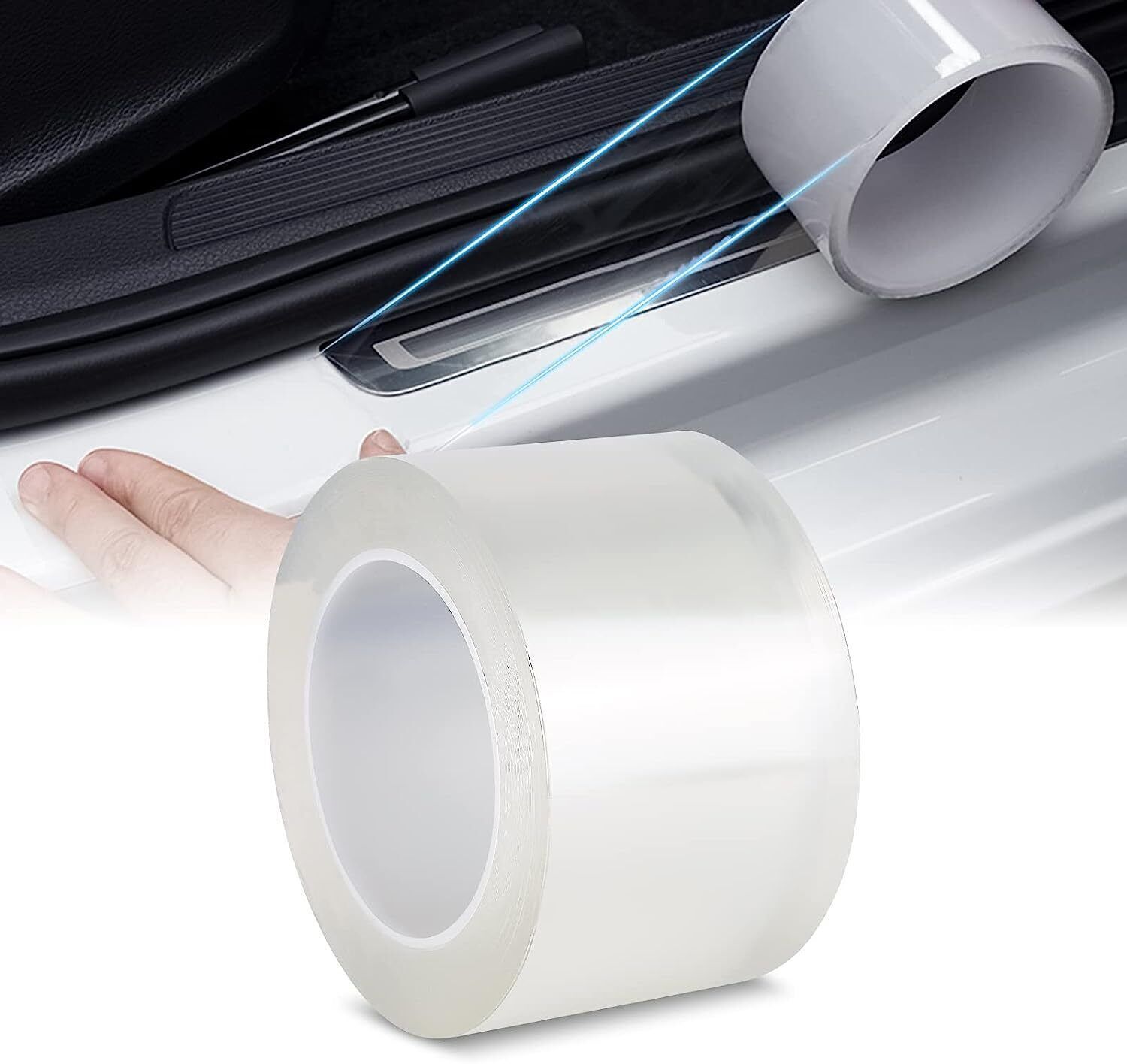 Car Door Transparent Sticker Body Anti Scratch Protector Sill Scuff Cover Strip