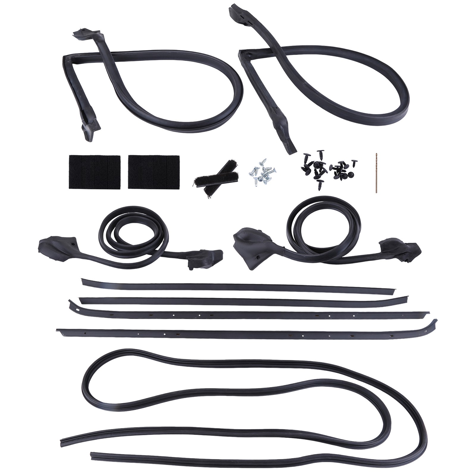 For Chevy Camaro Firebird 1970-1981 Weather Strip Seal Full Weatherstrip Kit