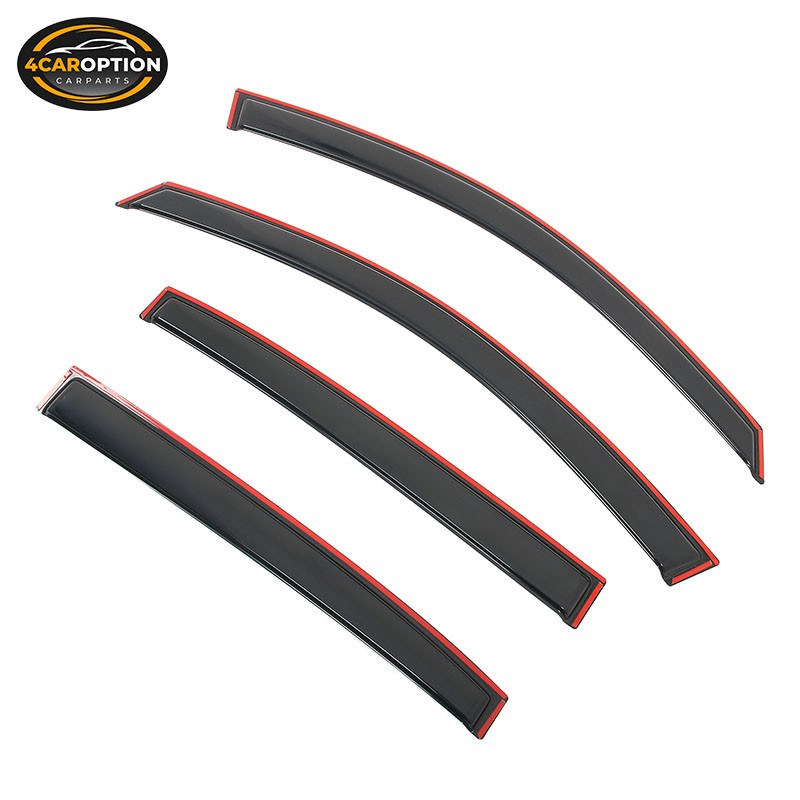 In-Channel Window Visor Fits 13-17 Honda Accord 4dr Sedan Rain Guard Shade
