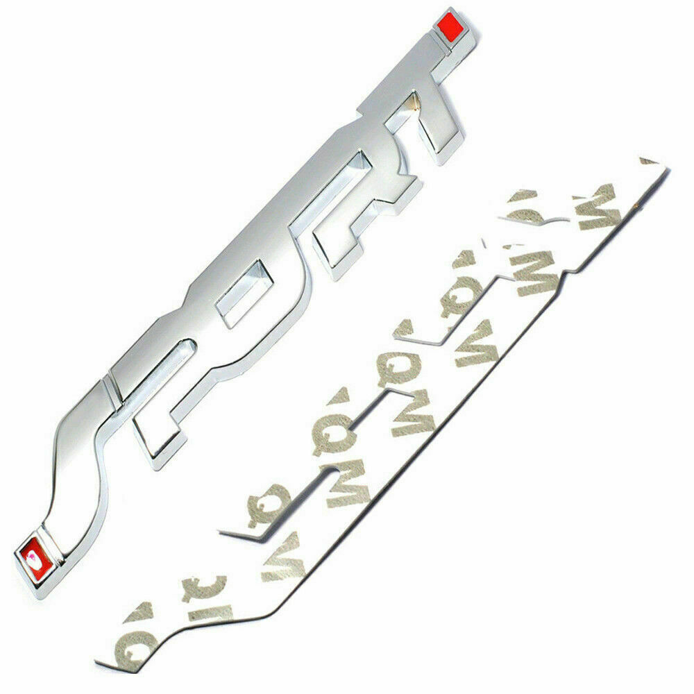 1pc Car Metal 3D SPORT Logo Emblem Badge Sticker Trunk Bumper Decal Accessories