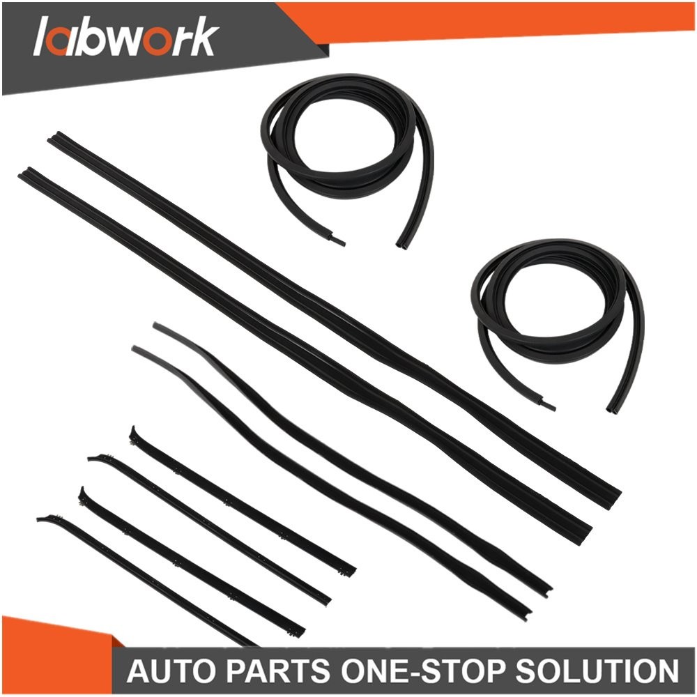 Labwork Door Window Weatherstrip Seal Kit For Dodge Truck D W 150 1980 1981-1993