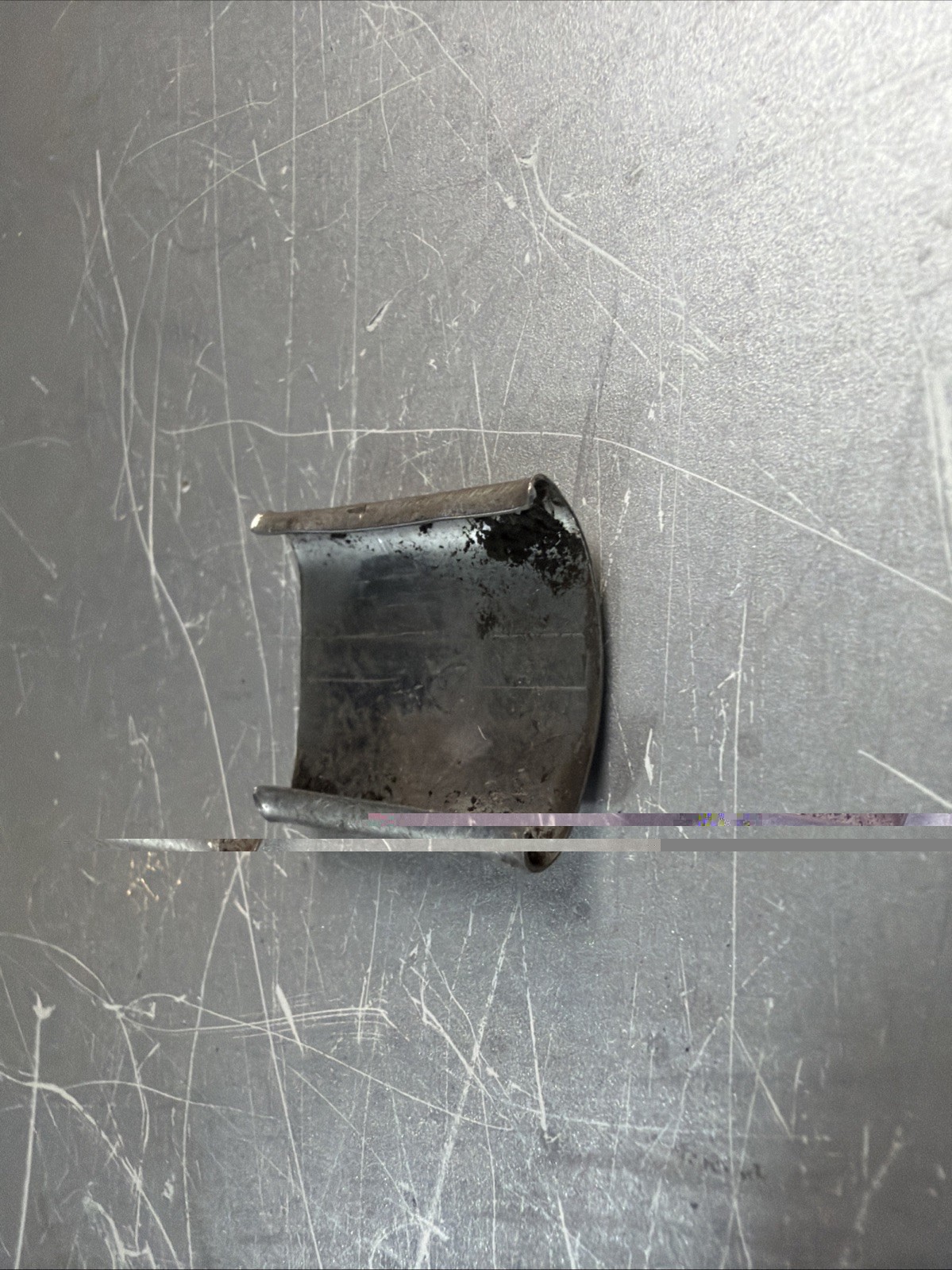 mercury custom chrome trim connector bottom windshield 1955