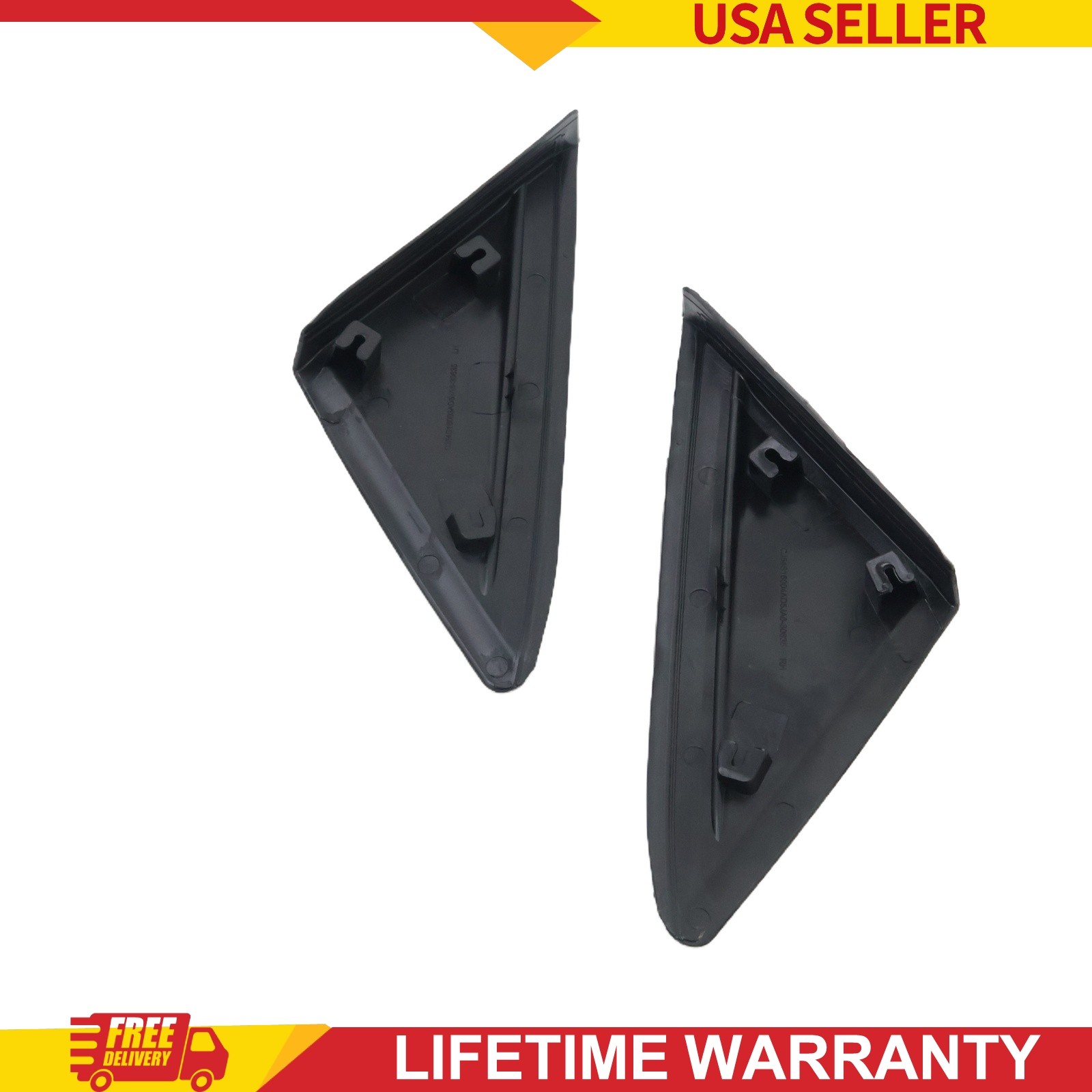 New Front Left+Right Mirror Corner Triangle Fender Cover For 13-19 Ford Escape