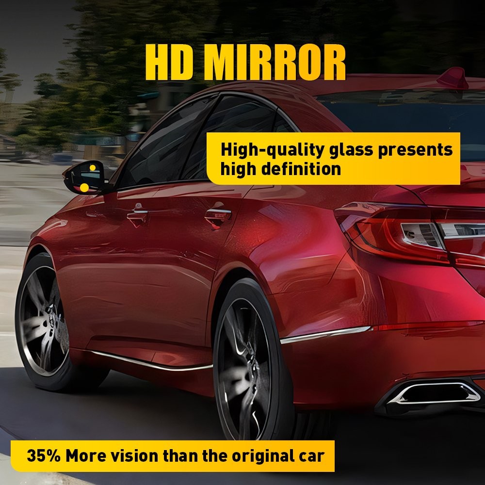 Left Right Side Mirror Glass Heated W/Blind Spot Front For 2018-22 Honda Accord