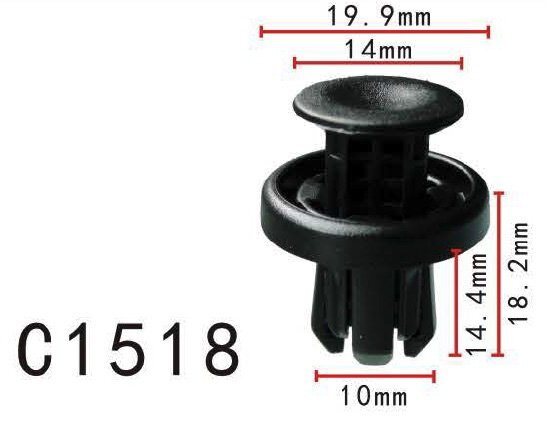 20pcs Fit Honda 91505TM8003 Bumper Fascia Retainer – Autobahn88