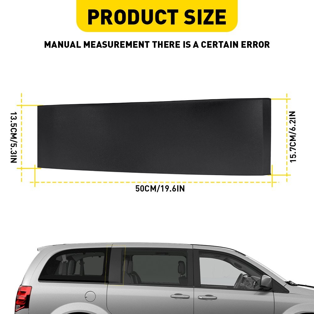 2PCS Rear B Pillar Door Trim Molding Left Right for Chrysler Voyager Mexico 2008