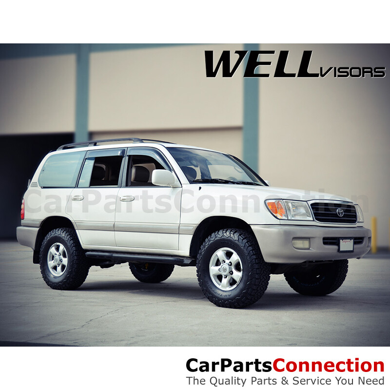 WellVisors Window Side Visor 1998-2007 For Toyota Land Cruiser Side Deflectors