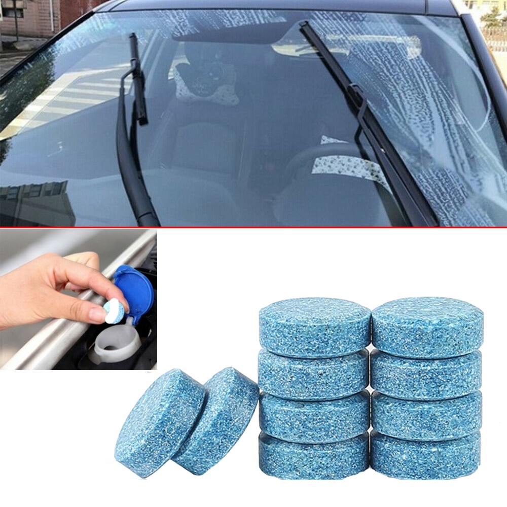 10x Car Windshield Cleaning Solid Effervescent Tablets Auto Window Glass Cleaner