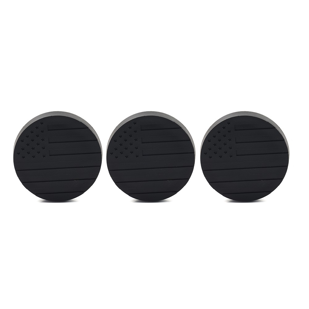 3pcs/set Lock Door Key Hole Socket Cover Trim For Jeep Wrangler TJ JK JL JT