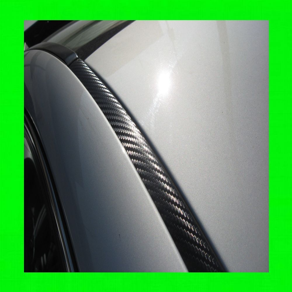 MWMotors CARBON FIBER ROOF TRIM MOLDING FOR KIA MODELS 2PC 5YR WARRANTY