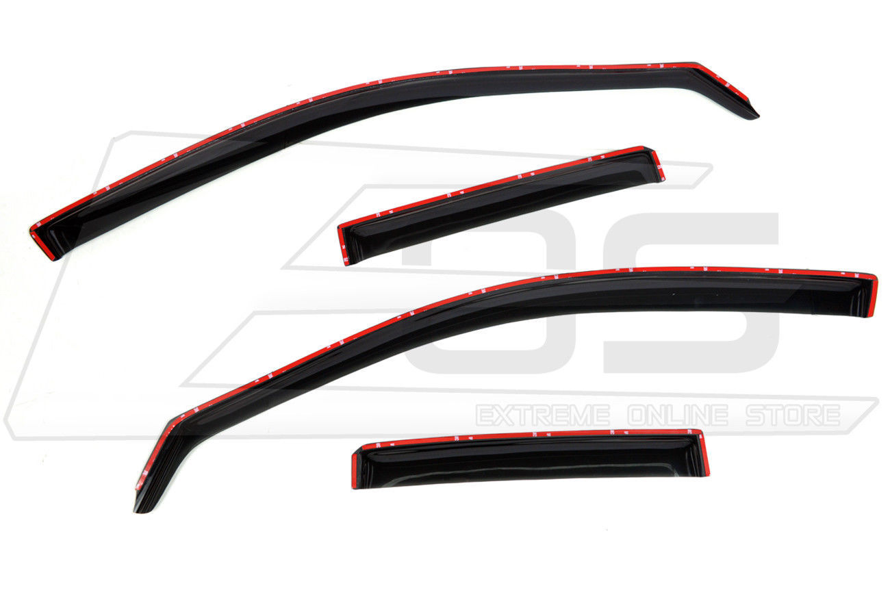 For 11-17 Lexus CT200h IN-CHANNEL Window Rain Shadow Sun Vent Guard Side Visors