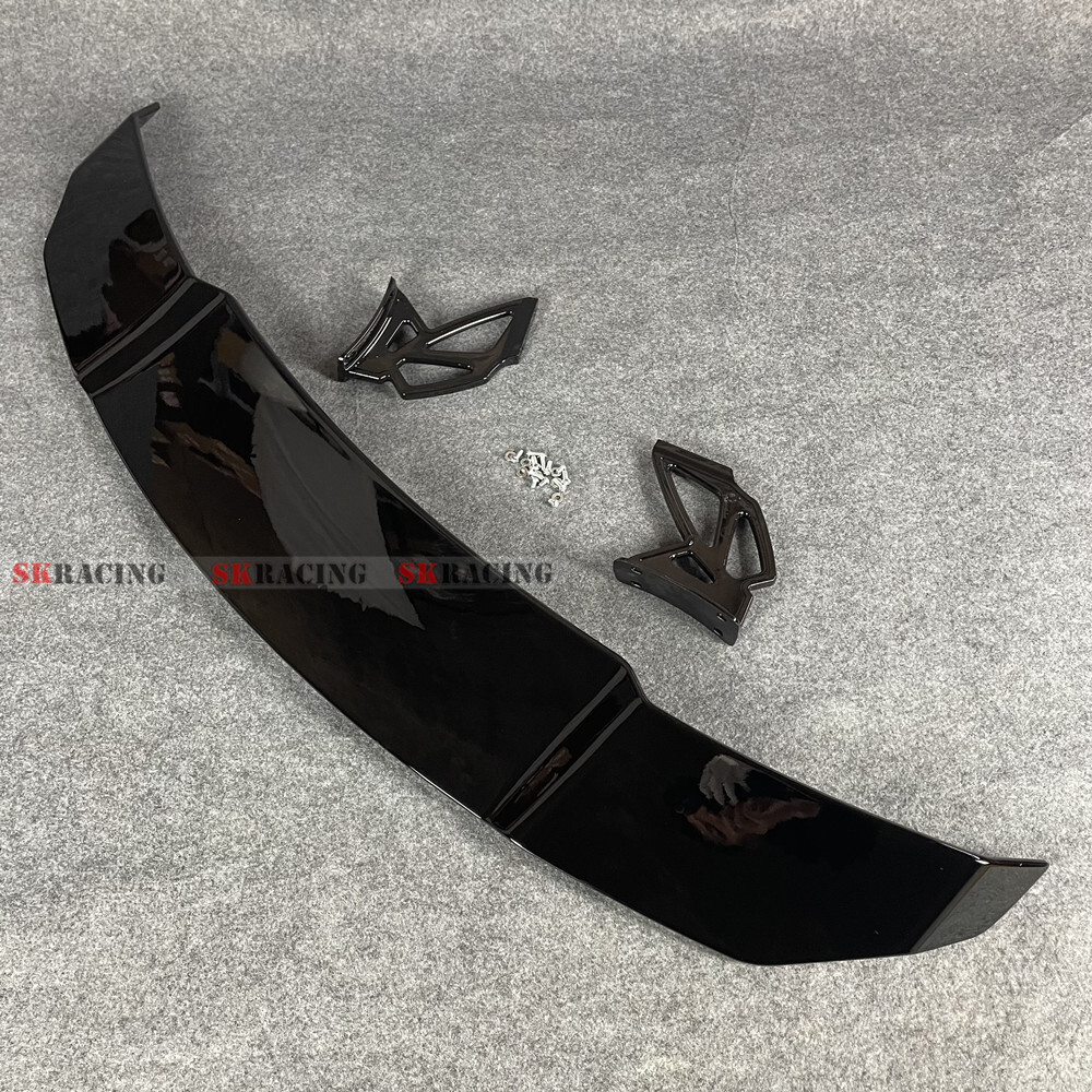 Forged/Carbon Fiber /ABS Gloss Black Car Rear Wing Spoiler Kits Fits Sedan Coupe