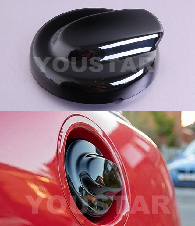 US STOCK 1x GLOSS BLACK Gas Tank Cap Cover for MINI Clubman R55 R56 Cooper S