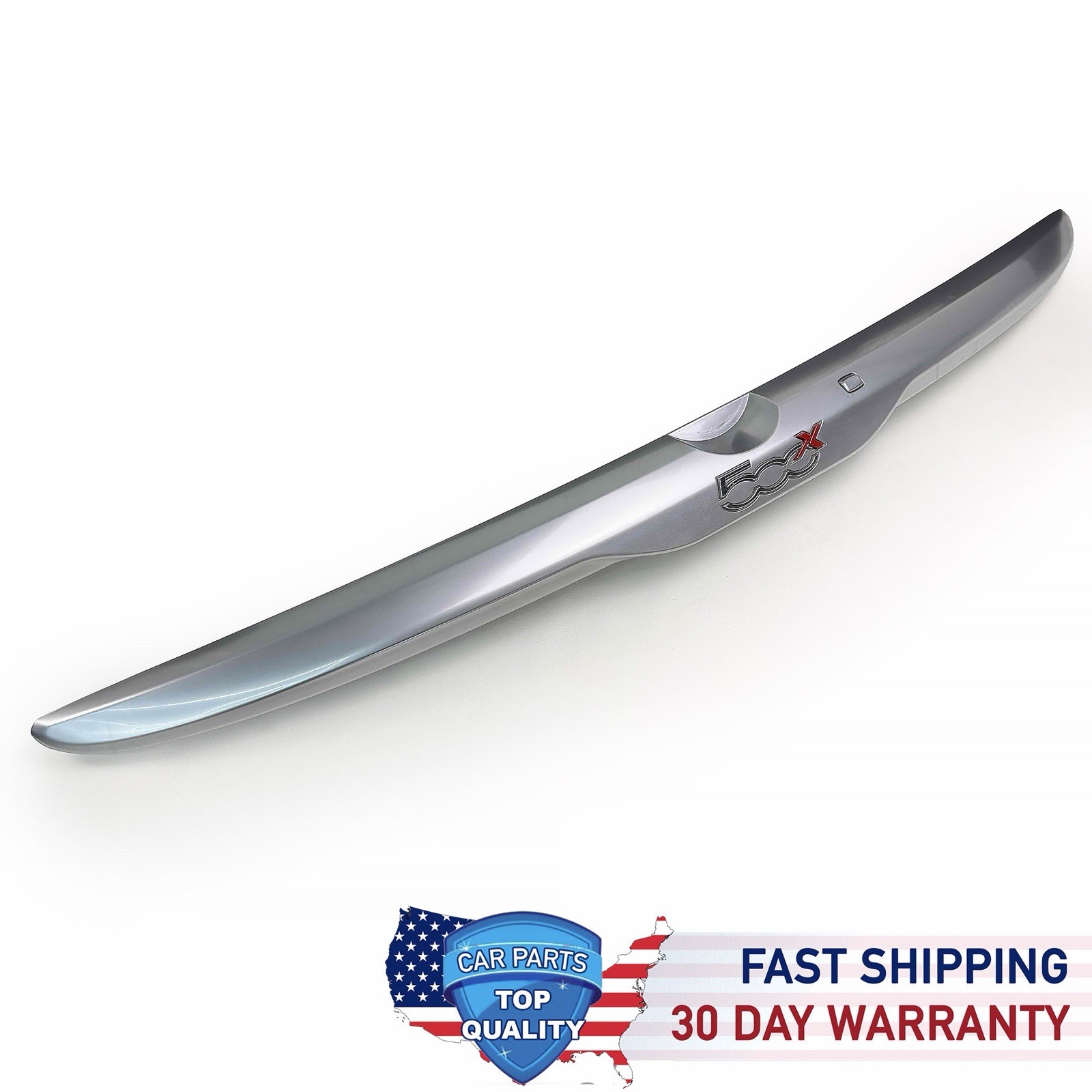 2016-2018 Fiat 500x Rear Trunk Satin Chrome Lid Molding w/ Camera OEM 6QZ04U00AA