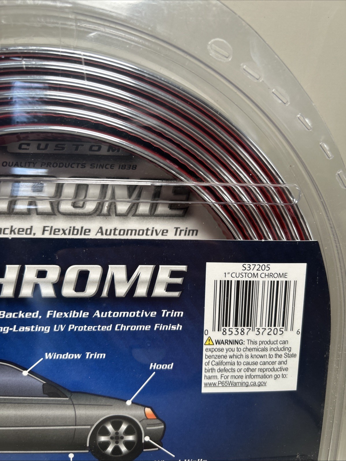 Cowles S37205 Custom Chrome Truck Body Side Molding Trim 1″ X 12′ New
