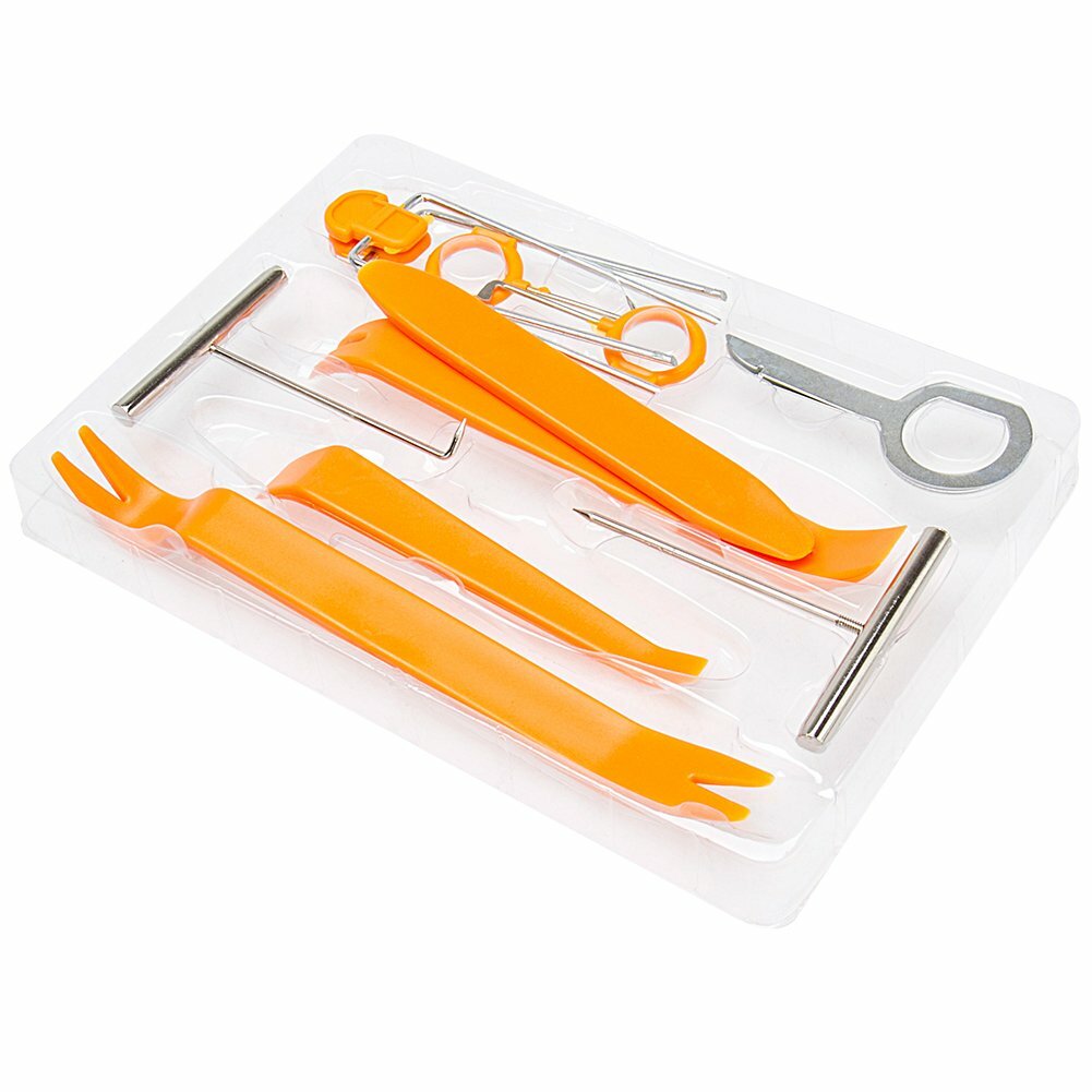 Universal Pry Removal Open Tools Kit Car Dash Door Trim Panel Clip Radio/Lights
