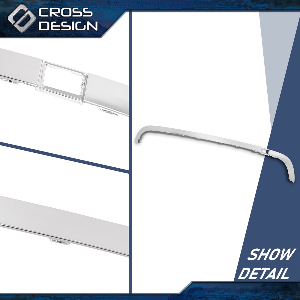 Rear Upper Bumper Trim Molding Face Bar Fits 2013-2016 Mercedes GL450 GL550