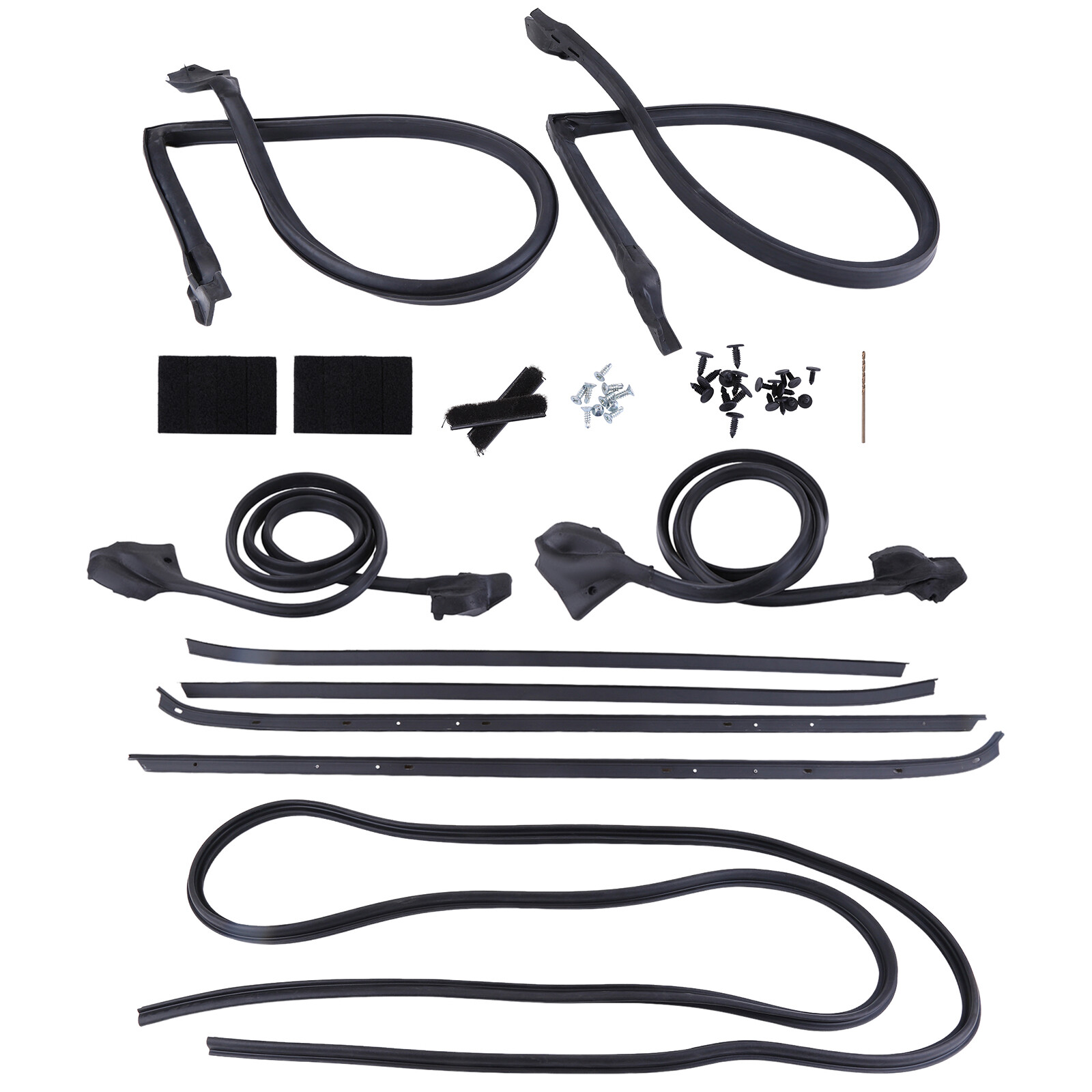 For 70-81 Chevy Camaro Pontiac Firebird Weather Strip Seal Full Weatherstrip Kit