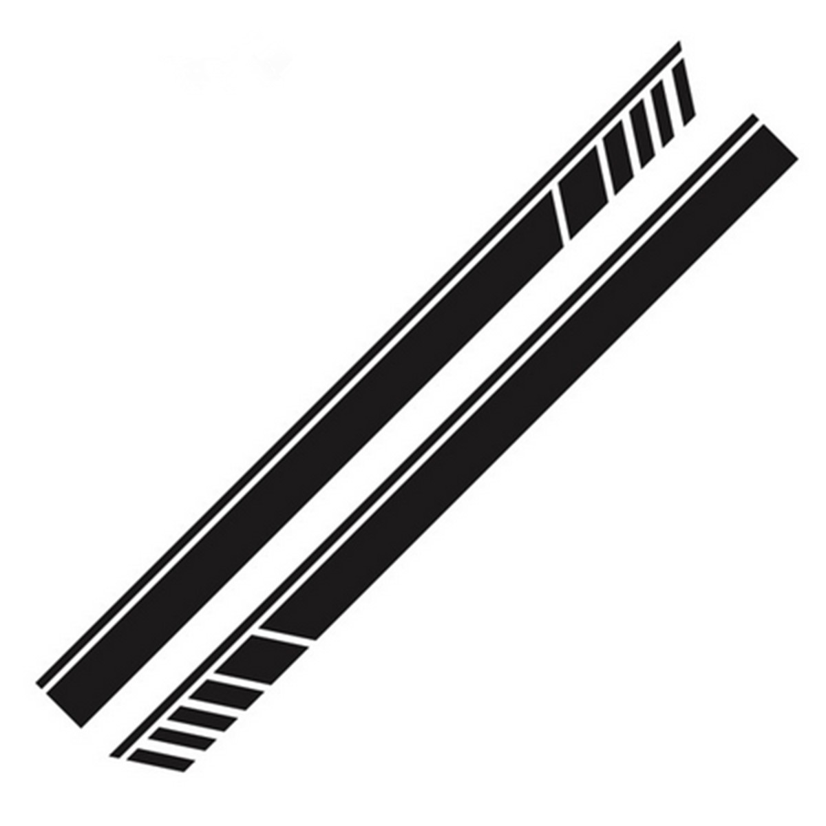 2PCS Car Side Stripes Decals Stickers Vinyl Graphics Decoration For SUV Off-road