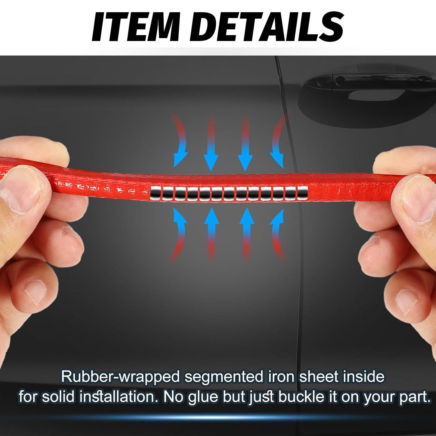 6M Universal Car U Shape Rubber Weather Waterproof Strip Seal Car Seal Strip