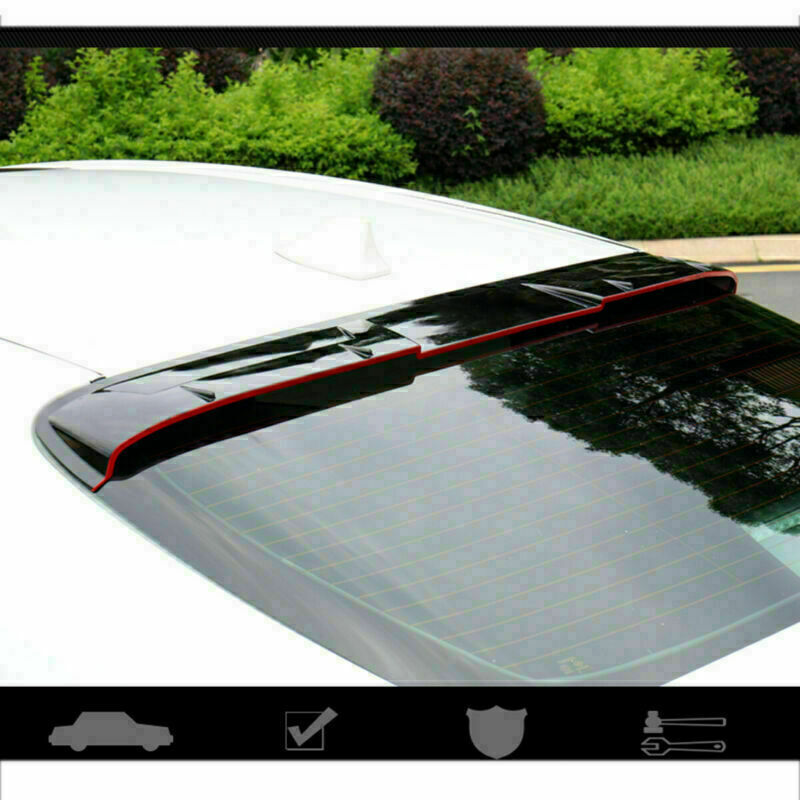 Red Edge Contrast JDM Rear Window Roof Wing Spoiler For 18-23 Toyota Camry New