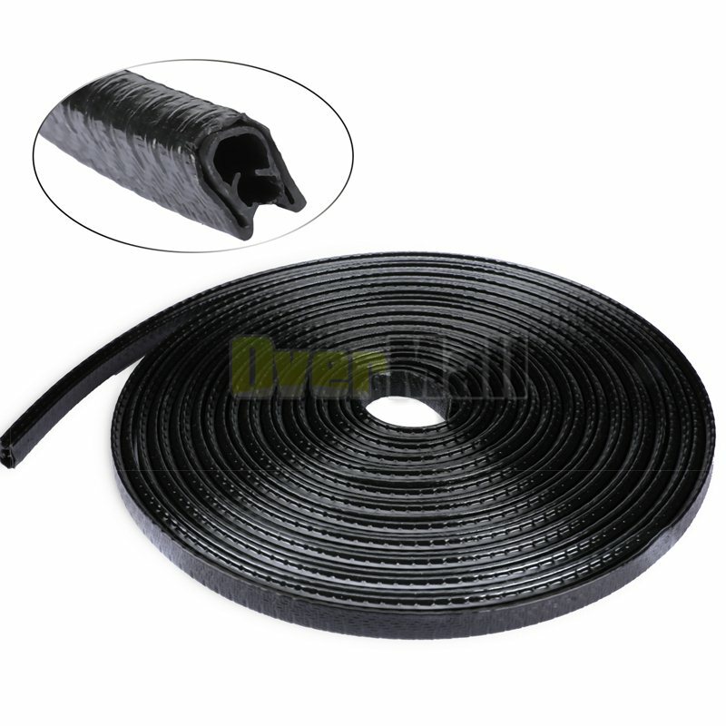 Protector De Goma Forma de U Para El Borde De La Puerta Del Coche Sello Para Los