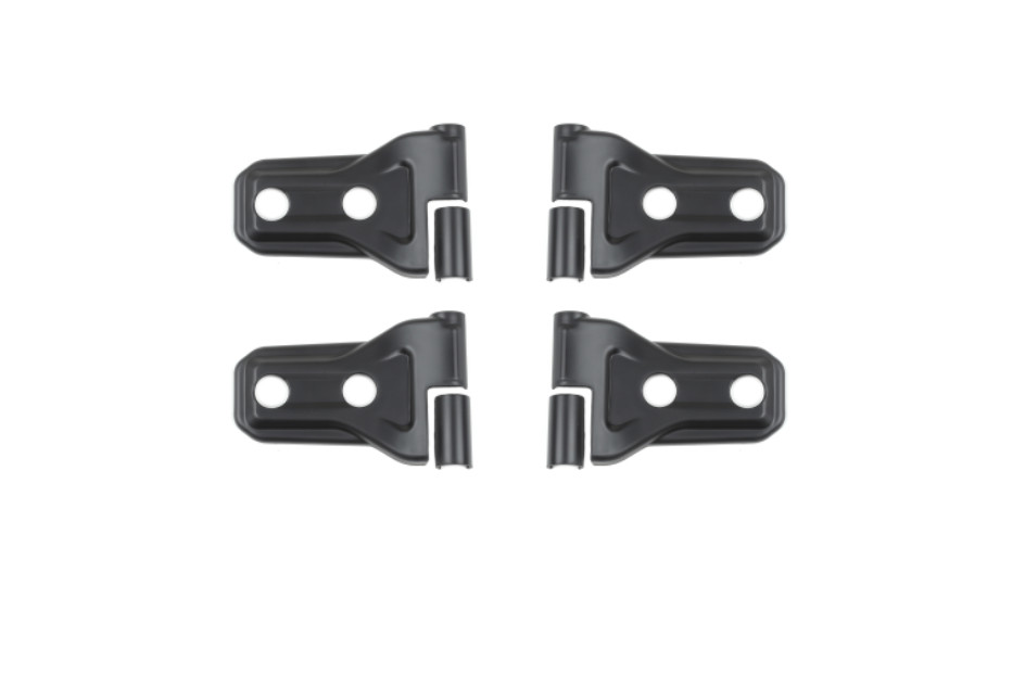 8x Matt Black Door Hinge Protector Cover Trim Set For Jeep Wrangler JL JT 2018+