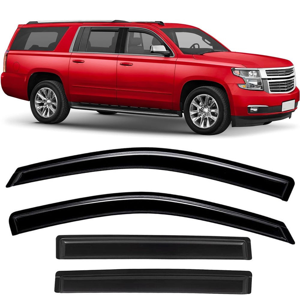 For 2015-2020 Chevrolet Suburban Window Visors Vent Rain Guards Wind Msigxmpsuuj