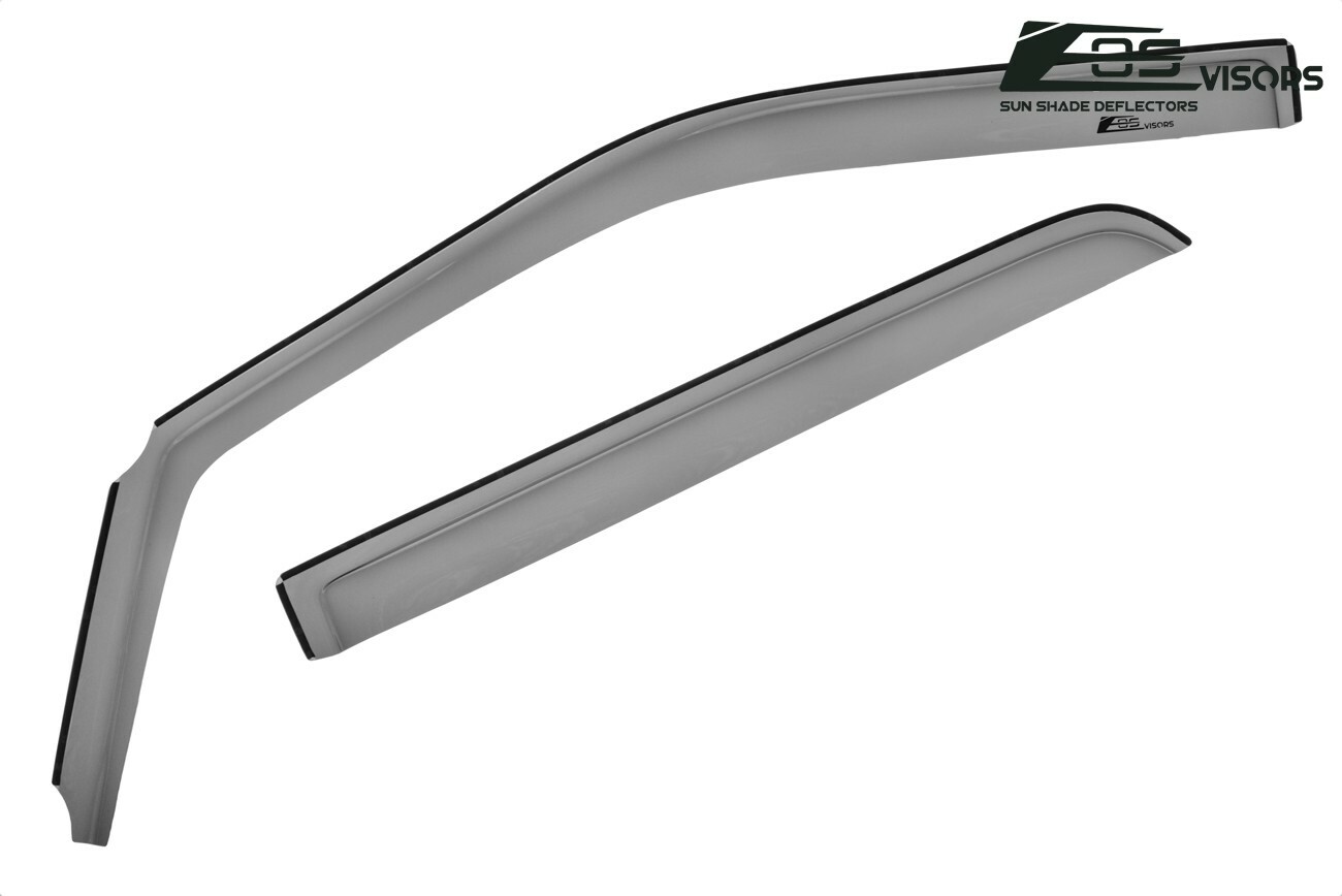 EOS Visors For 15-20 Ford F-150 Crew Cab IN-CHANNEL Side Window Rain Guards