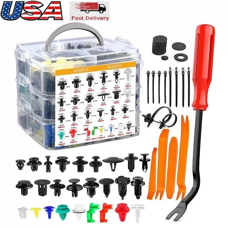 For Honda CAR 820x Box Set Bumper Fender Liner Push Type Retainer Clips Fastener