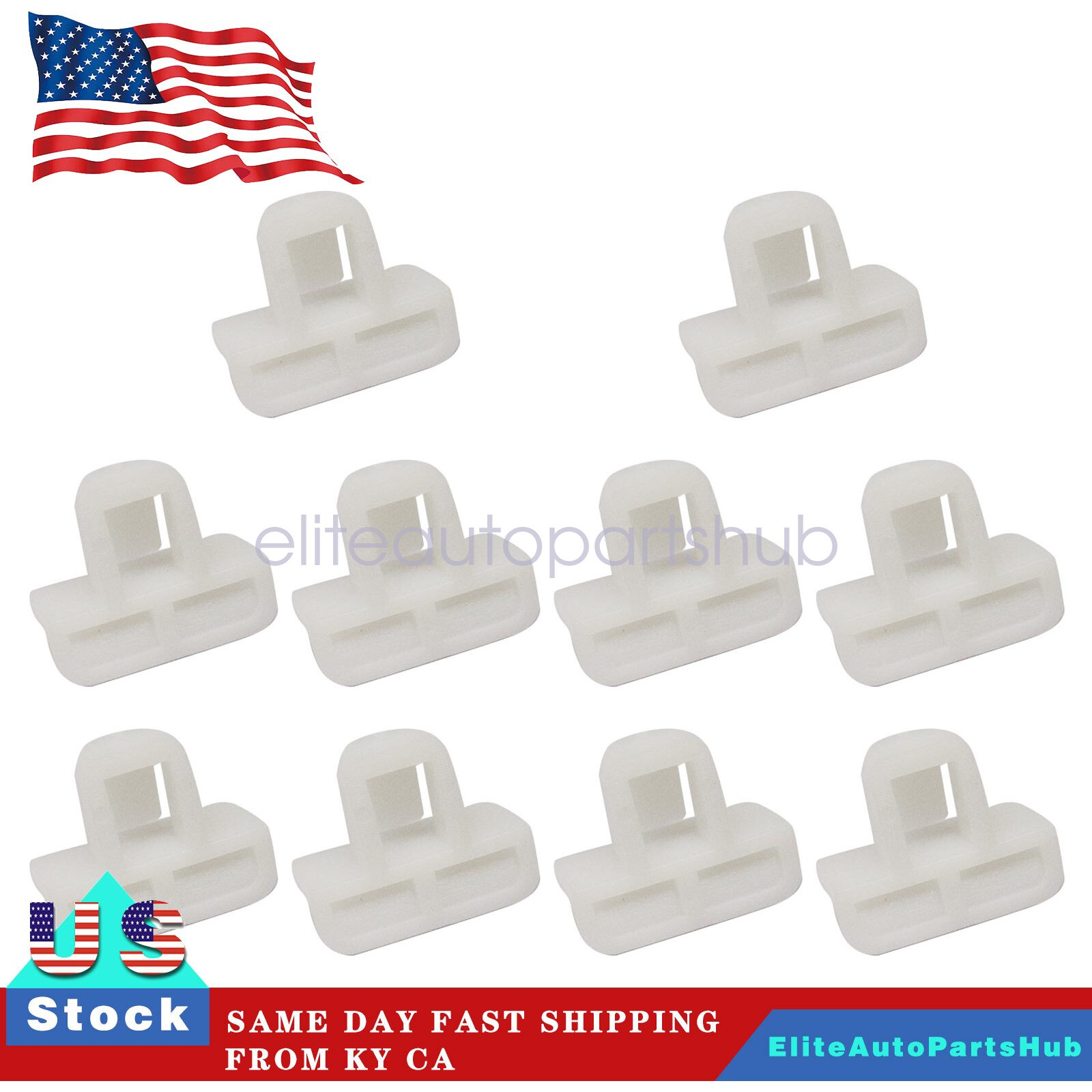 10PC White Nylon Retainer Clips for Cadillac XT4 XT5 XT6 2017-2022 11547341