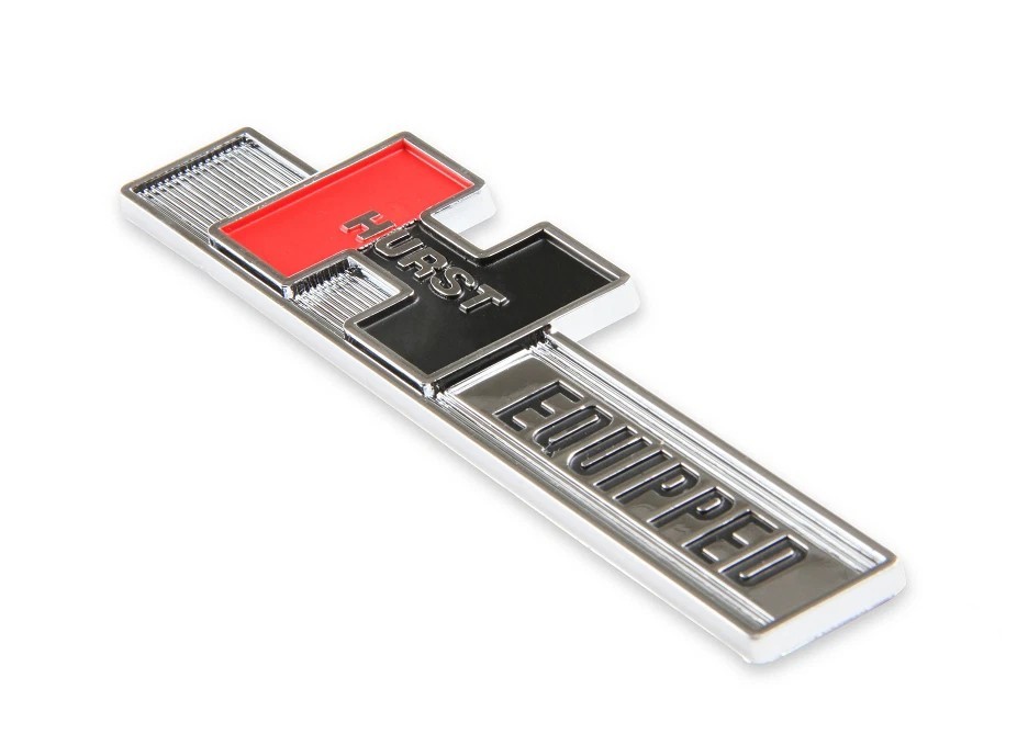 1Pc Hurst Equipped Logo Rear Emblem 3D Shifter Badge Nameplate 1361000